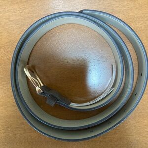 Ann Taylor Dark Chocolate Brown Suede Belt